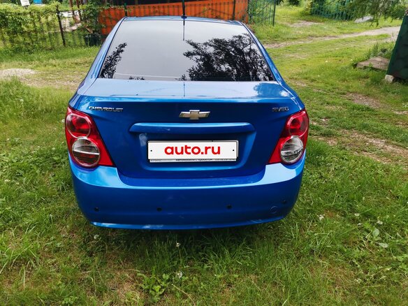 2013 Chevrolet Aveo II, синий, 685000 рублей - вид 1