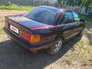 1991 Audi 100 IV (C4), пурпурный, 260000 рублей, вид 4