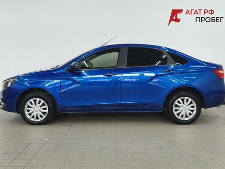 2021 Lada (ВАЗ) Vesta I, синий, 1170000 рублей, вид 2