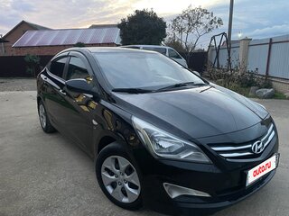 2016 Hyundai Solaris I Рестайлинг, чёрный, 850000 рублей, вид 1