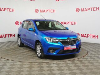 2019 Renault Sandero II Рестайлинг, синий, 1216000 рублей, вид 3