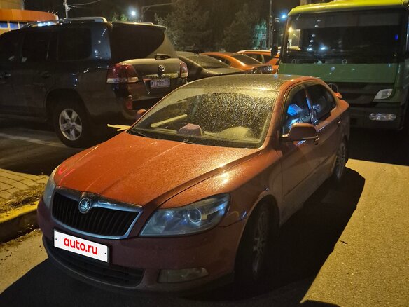 2012 Skoda Octavia II (A5) Рестайлинг, красный