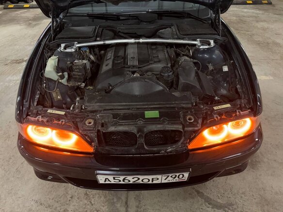 2000 BMW 5 серии 530i IV (E39) Рестайлинг, синий, 890000 рублей - вид 13