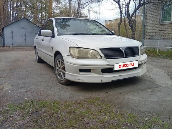 2001 Mitsubishi Lancer Cedia IX, белый, 150000 рублей