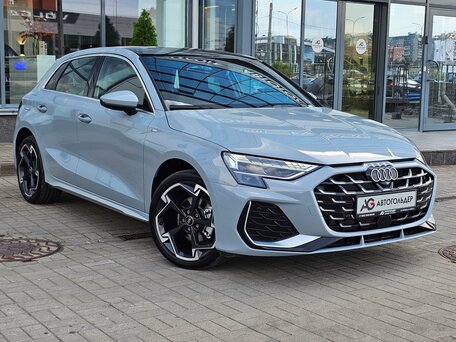 2026 Audi A3 Sportback 35 TFSI IV (8Y) Рестайлинг, серый, 3990000 рублей, вид 3