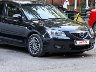 2008 Mazda 3 I (BK) Рестайлинг, чёрный, 490000 рублей, вид 4