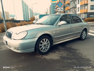 2008 Hyundai Sonata ТагАЗ IV (EF) Рестайлинг, серебристый, 200000 рублей, вид 2