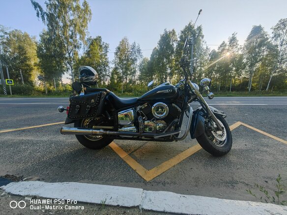 2007 Yamaha XVS1100, чёрный, 450000 рублей