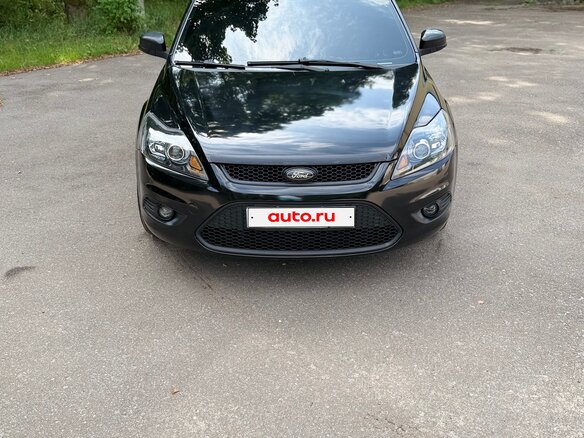 2008 Ford Focus II Рестайлинг, чёрный - вид 1