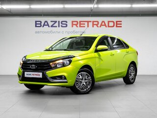 2015 Lada (ВАЗ) Vesta I, зелёный, 620000 рублей, вид 1