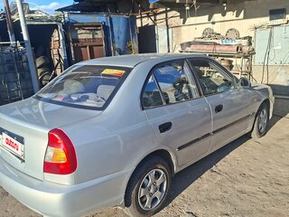 2010 Hyundai Accent ТагАЗ II, серебристый, 280000 рублей, вид 3
