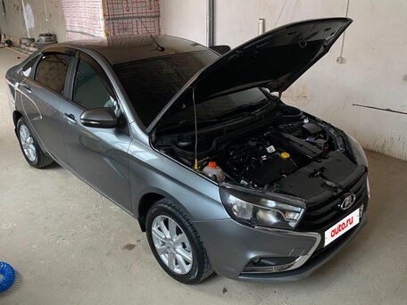 2019 Lada (ВАЗ) Vesta I, серый, 900000 рублей, вид 1