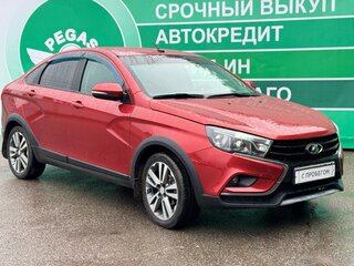 2018 Lada (ВАЗ) Vesta Cross I, красный, 980000 рублей, вид 2