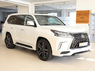 2019 Lexus LX 570 III Рестайлинг 2, белый, 12000000 рублей, вид 3