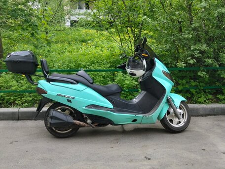 1998 Suzuki Burgman (SkyWave) 400, зелёный, 90000 рублей, вид 1
