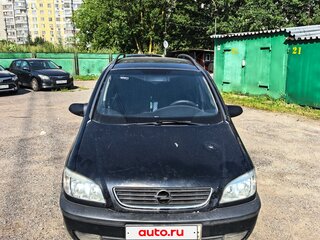 2002 Opel Zafira A, чёрный, 350000 рублей, вид 1