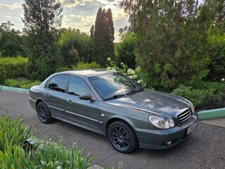 2005 Hyundai Sonata ТагАЗ IV (EF) Рестайлинг, серый, 550000 рублей, вид 2