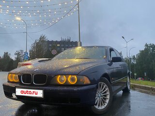 1997 BMW 5 серии 520i IV (E39), синий, 385000 рублей, вид 1