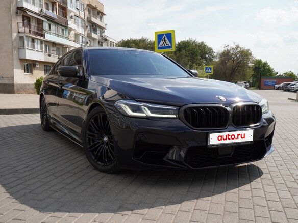 2020 BMW 5 серии 540i xDrive VII (G30/G31/G38) Рестайлинг, синий, 6199000 рублей - вид 3