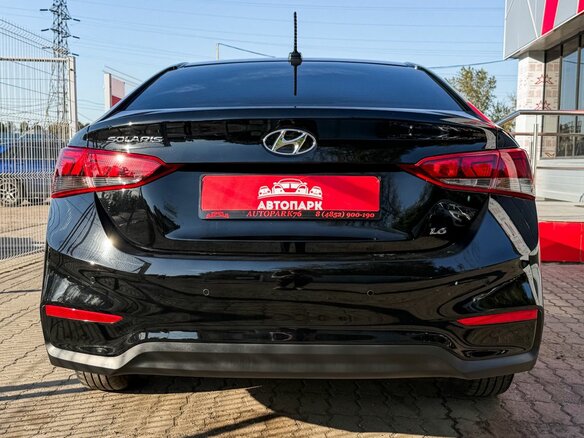 2019 Hyundai Solaris II, чёрный - вид 4