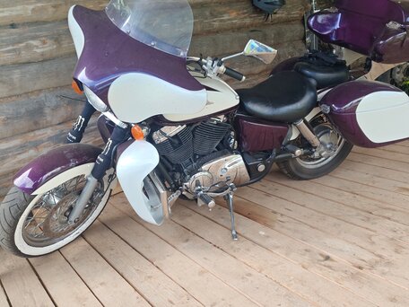 1995 Honda Shadow 750, фиолетовый, 450000 рублей, вид 1