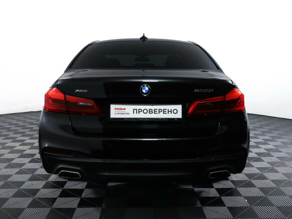 2018 BMW 5 серии 530i xDrive VII (G30/G31/G38), чёрный - вид 5