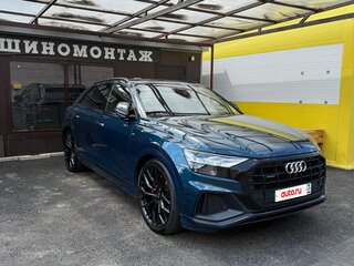 2019 Audi Q8 45 TDI I (4M), синий, 6300000 рублей, вид 4