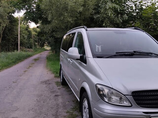 2008 Mercedes-Benz Vito 115 CDI L3 II (W639), серебристый, 1390000 рублей, вид 1