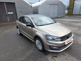 2019 Volkswagen Polo V Рестайлинг, коричневый, 1230000 рублей, вид 3