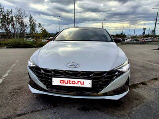 2022 Hyundai Elantra VII (CN7), белый, 1900000 рублей, вид 3