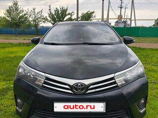 2013 Toyota Corolla X (E140, E150) Рестайлинг, чёрный, 1050000 рублей, вид 3