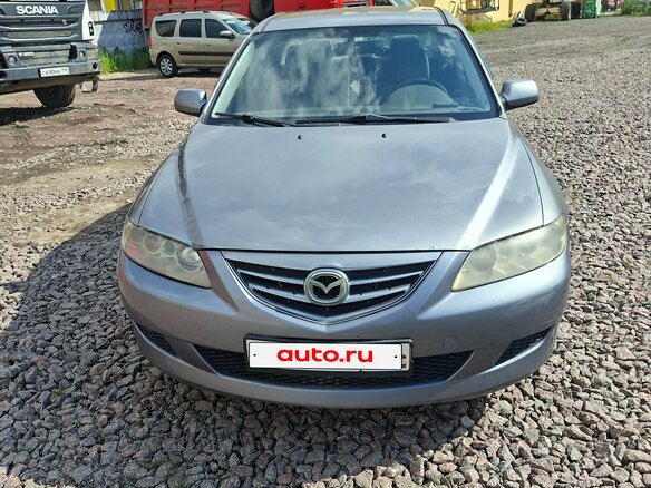 2003 Mazda 6 I (GG), серый, 255000 рублей