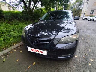 2008 Mazda 3 I (BK) Рестайлинг, чёрный, 470000 рублей, вид 2