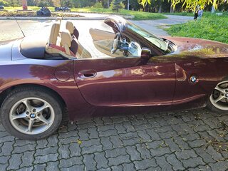 2004 BMW Z4 I (E85/E86), пурпурный, 2200000 рублей, вид 4