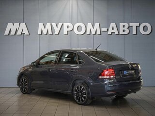 2016 Volkswagen Polo V Рестайлинг, серый, 990000 рублей, вид 2