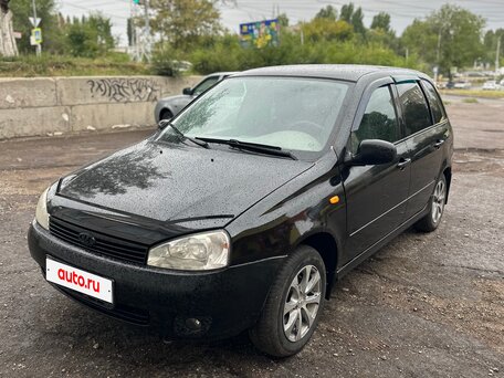 2010 Lada (ВАЗ) Kalina I, чёрный, 220000 рублей, вид 1