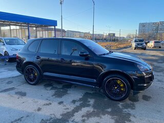 2008 Porsche Cayenne Turbo I Рестайлинг (957), чёрный, 1750000 рублей, вид 4