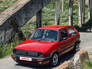 1987 Volkswagen Golf II, красный, 550000 рублей, вид 1