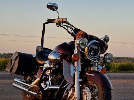 2006 Yamaha XVS1100, красный, 475000 рублей, вид 2