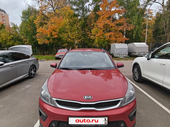2018 Kia Rio X-Line IV, красный, 1650000 рублей