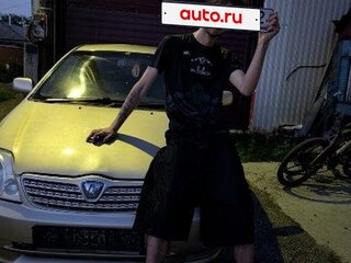 2001 Toyota Allex I, золотистый, 650000 рублей, вид 1