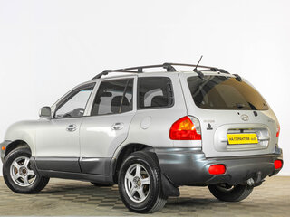 2004 Hyundai Santa Fe I, серебристый, 499000 рублей, вид 4