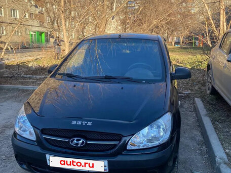 2010 Hyundai Getz I Рестайлинг, чёрный, 430000 рублей, вид 2