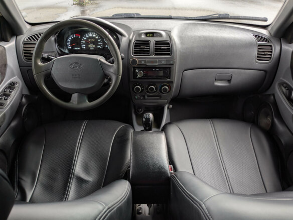 2005 Hyundai Accent ТагАЗ II, бежевый - вид 7