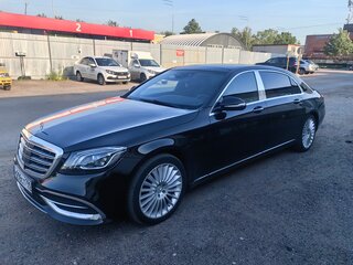 2018 Mercedes-Benz Maybach S-Класс 450 I (X222) Рестайлинг, чёрный, 4200000 рублей, вид 3