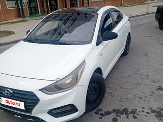 2017 Hyundai Solaris II, белый, 500000 рублей, вид 1
