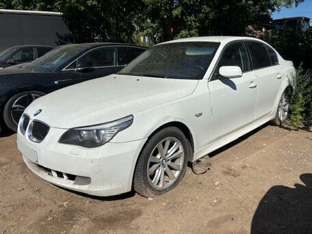 2008 BMW 5 серии 525d V (E60/E61) Рестайлинг, белый, 984000 рублей, вид 1