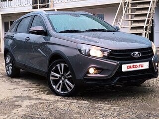 2019 Lada (ВАЗ) Vesta SW Cross I, серый, 870000 рублей, вид 3