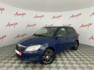 2013 Skoda Fabia II Рестайлинг, синий, 599000 рублей, вид 1