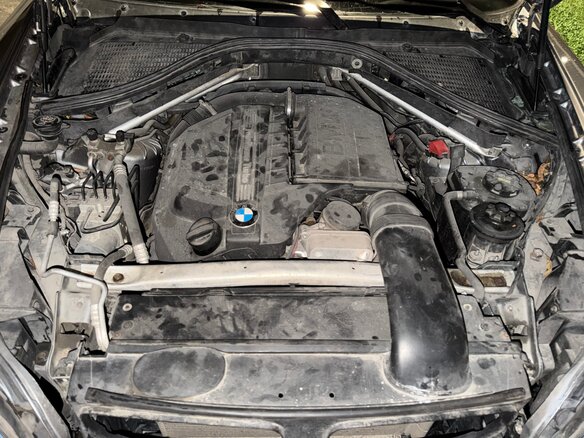 2011 BMW X5 35i II (E70) Рестайлинг, серый - вид 12